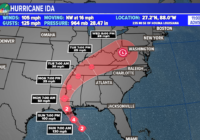 Ida intensifies to a Category 4, expected to make landfall in Louisiana as a major hurricane
