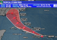 Tropical Storm Fred forms, tropical wave to keep an eye on