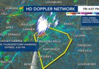 Heavy rain, lightning hits central NC, flash flooding possible