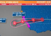 Tropical update: Grace will become a hurricane today