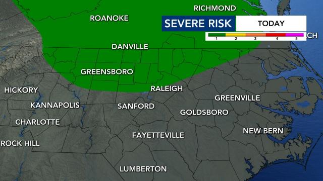 Severe weather risk for Wednesday, Aug. 11