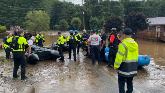 Water rescues in Canton, NC: Aug. 17, 2021