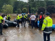 Water rescues in Canton, NC: Aug. 17, 2021