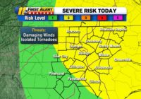 NC Weather: Remnants of Hurricane Ida create level 2 risk for severe weather today