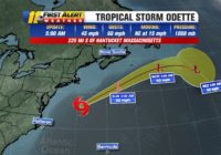 Tropical Storm Odette to increase rip current threats along North Carolina coast; no threat to land