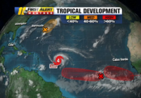 Active tropics include Category 4 Hurricane Sam, 3 other systems that could get names soon