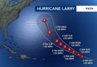 Cat. 3 Hurricane Larry brings increasing rip current risk to North Carolina coast starting Labor Day