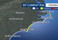 Rip currents created by Hurricane Larry result in dozens of weekend rescues on NC coast