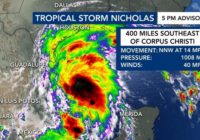 Tropical Storm Nicholas threatens Gulf Coast with heavy rain