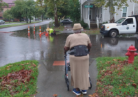 Wilmington woman experiencing issues getting around due to flooding problem in front of her home