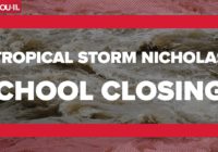 LIST: Schools closed Wednesday due to Hurricane Nicholas