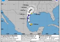 Tropical Storm Nicholas could cause life-threatening storm surge; see latest forecast here