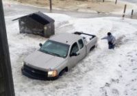 Frightened campers trapped on Hatteras Island as flooding, winds close highway