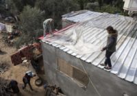 Winter rain floods Gaza homes damaged in last spring's war