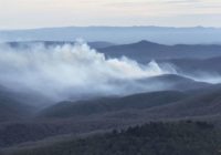 Wildfire burning near Grandfather Mountain grows to 350 acres