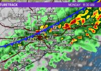Timeline: Severe weather threat coming along with front