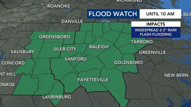 Flood watch: Monday, Jan. 3, 2022