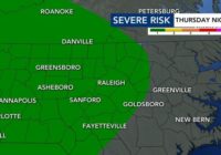 Level 1 severe weather risk issued for Triangle later this week, big warmup coming