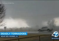 Official: 6 dead, including children, as large tornado roars through central Iowa