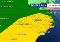 System that's dropped tornadoes across the Deep South headed towards central NC — threat not expected to be as severe