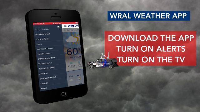 WRAL weather app