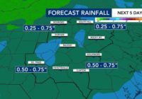 Flash flood warning in effect for Wake, Johnston counties as storms roll through, creating dangerous road conditions