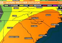 Potential for severe weather, tornadoes in Charlotte area Wednesday