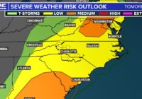 Severe weather possible in Charlotte Thursday