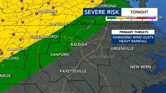 Severe weather risk for March 7, 2022