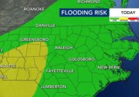 Eastern NC under Tornado Watch, heavy rain to continue across the Triangle