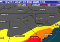 Panovich: Severe weather risk going down overnight, but not away