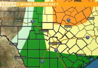 Severe weather alert issued for parts of Bexar County Tuesday