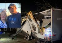 Man saves stepdaughter from RV moments before it's flipped by radar-confirmed tornado