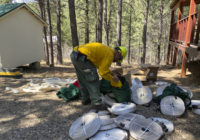 Stiff winds fan wildfires in Southwestern US