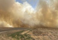 Wildfires tear across several states, driven by high winds