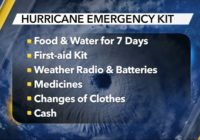 Get your emergency kit ready during 'Hurricane Preparedness Week'