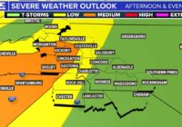 Tornado warning active for 5 Charlotte-area counties