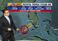 Storm over Florida could become 'Alex' soon, National Hurricane Center says