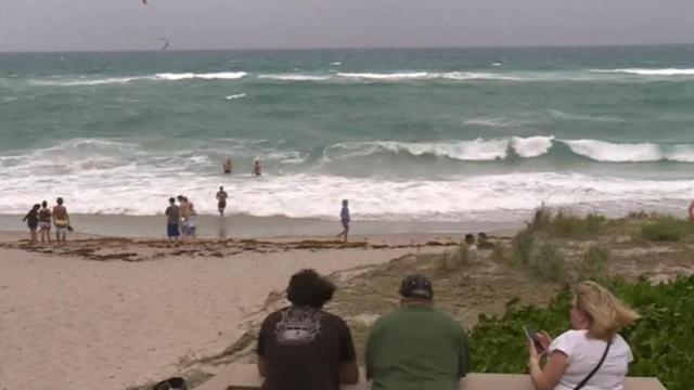 Tropical Storm Isaias brushes Florida's coast 