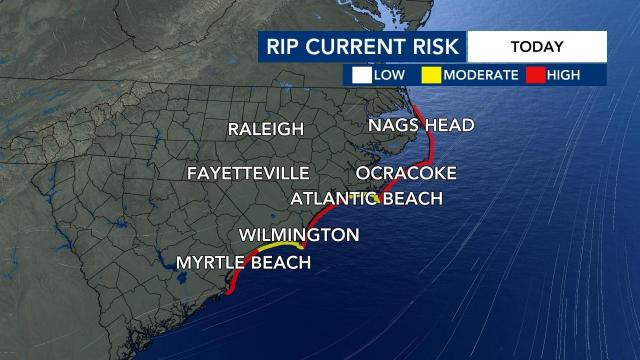 NC beach rip current risk