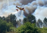 Wildfire rages in Bordeaux; fire pilot killed in Portugal
