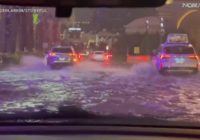 Rain pours into some Las Vegas casinos and floods streets in wettest monsoon season in decade