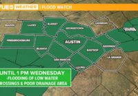 Flood Watch cancelled, but scattered rain and storms remain in Tuesday forecast