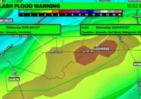 Flash Flood Warning for parts of the Greater Houston area
