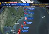 Fiona now Cat. 4 hurricane, moderate rip current risk for NC coast