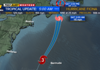 Category 3 Hurricane Fiona may bring 10-12 foot swell to NC Outer Banks