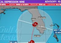Tropical Depression 9 forms, expected to make landfall as hurricane in South Florida next week