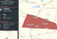 Tornado warning issued for Williamson County until 9:30 p.m.