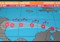 Tropical Update: Tropical Storm Julia forms off Guajira Peninsula