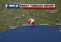 NWS confirms tornado touchdown Friday in Holden Beach